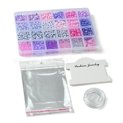 DIY Acrylic & Plastic Beads Bracelets Making Kits&nbsp;DIY-FS0006-47