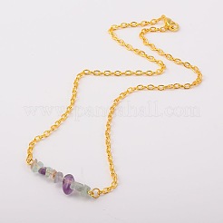 Natural Gemstone Pendant Necklaces&nbsp;X-NJEW-JN00915