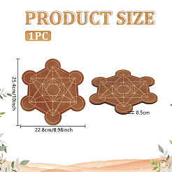 Wood Divider Board&nbsp;AJEW-WH0534-28A