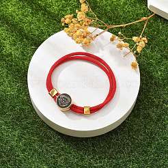 Constellation Nylon Cords Multi-strand Bracelets&nbsp;BJEW-U016-01B-11