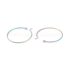 Ion Plating(IP) 316 Surgical Stainless Steel Hoop Earrings Findings&nbsp;STAS-F149-32M-A