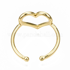 Brass Cuff Rings&nbsp;RJEW-N035-040-NF