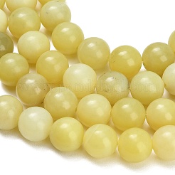 Natural Lemon Jade Beads Strands&nbsp;GG-CBA6382-A01-10mm