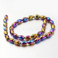 Electroplate Non-magnetic Synthetic Hematite Beads Strands&nbsp;G-F300-12-02