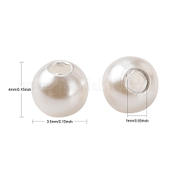 Imitation Pearl Acrylic Beads&nbsp;PL607-1