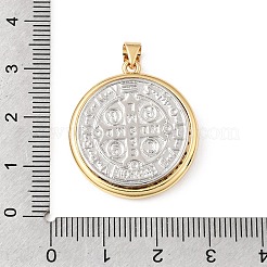 Religion Brass Pendants&nbsp;KK-E799-09A-GP