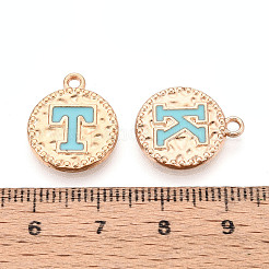 Alloy Enamel Pendants&nbsp;PALLOY-T094-12D-KCG