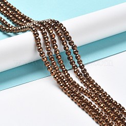 Non-magnetic Synthetic Hematite Beads Strands&nbsp;G-G092-4mm