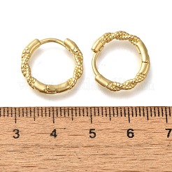 Rack Plating Twist Brass Hoop Earrings&nbsp;EJEW-H143-21G