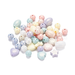 333Pcs 12 Style Spray Painted Acrylic Beads&nbsp;MACR-YW0001-52