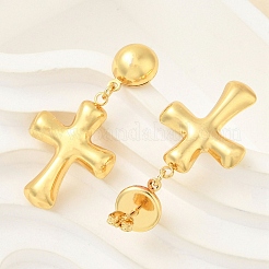 304 Stainless Steel Dangle Stud Earrings for Women&nbsp;EJEW-A125-43G