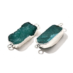 Natural Dyed Quartz Crystal Links Connector Charms&nbsp;G-K189-02S-03