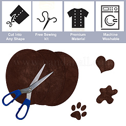Oval Iron on/Sew On Patches&nbsp;DIY-WH0387-21E