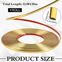 Flexible Self Adhesive PVC Molding Trim&nbsp;AJEW-WH20020-081A