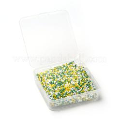 6500Pcs 300G 3 Colors Glass Seed Beads&nbsp;SEED-LS0001-06