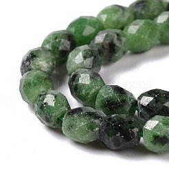 Natural Ruby in Zoisite Beads Strands&nbsp;G-K318-03