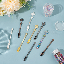 9Pcs 9 Styles Alloy Micro Medicine Spoon&nbsp;TOOL-WR0001-08