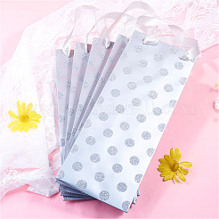 Paper Wave Point Glitter Powder Carry Storage Tote Bags&nbsp;ABAG-TAC0035-15B