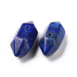 Natural Lapis Lazuli Double Terminal Pointed Pendants&nbsp;G-C007-02A-16