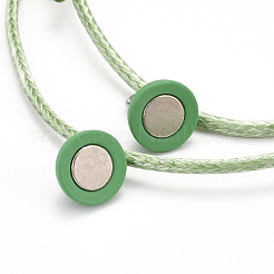 Adjustable Magnetic Bracelet for Couples&nbsp;BJEW-JB06190-05