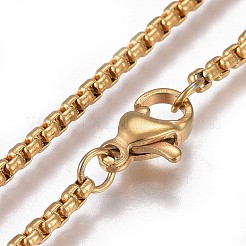 304 Stainless Steel Pendant Necklaces&nbsp;NJEW-P252-01G
