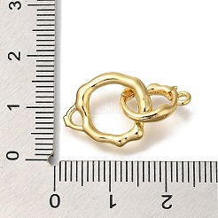 Rack Plating Brass Fold Over Clasps&nbsp;KK-I720-03G
