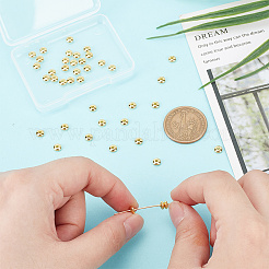 40Pcs Brass Spacer Beads&nbsp;KK-LP0001-10