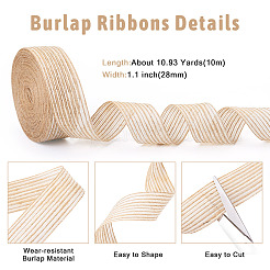 Burlap Ribbon&nbsp;OCOR-TAC0023-09A