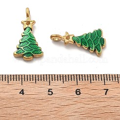 Ion Plating(IP) 304 Stainless Steel Enamel Pendant Rhinestones Setting&nbsp;STAS-R138-03G