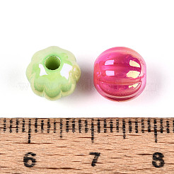 UV Plating Opaque Acrylic Beads&nbsp;OACR-N153-02