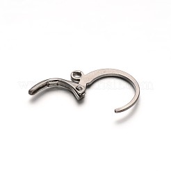 Tarnish Resistant 304 Stainless Steel Leverback Earring Findings&nbsp;STAS-E103-06P