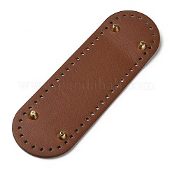 PU Leather Oval Long Bottom for Knitting Bag&nbsp;DIY-K079-01A
