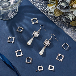 125Pcs 5 Styles Tibetan Style Alloy Bead Frame&nbsp;FIND-PH0026-71