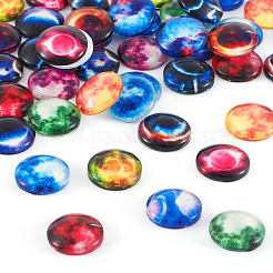 60Pcs 15 Style Glass Cabochons&nbsp;GLAA-TA0001-76