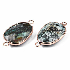 Natural African Turquoise(Jasper) Link Connectors&nbsp;G-S359-338A