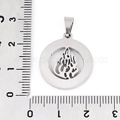 201 Stainless Steel Rhinestone Enamel Pendants&nbsp;STAS-T073-57P
