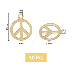 30Pcs Rack Plating Brass Charms&nbsp;KK-HY0003-37