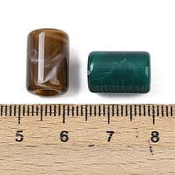 Opaque Acrylic European Beads&nbsp;OACR-G055-01C