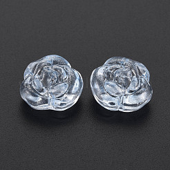 Transparent Baking Paint Glass Beads&nbsp;X-GLAA-S190-022-A03