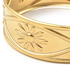304 Stainless Steel Cuff Bangles&nbsp;BJEW-P302-08G