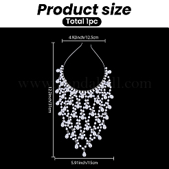 Imitation Pearls Hair Bands for Women Girls&nbsp;AJEW-WH20033-107