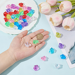 160Pcs 9 Colors Transparent Acrylic Beads&nbsp;OACR-WR0001-09