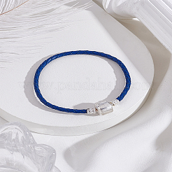 1Pc Cowhide Cord Braided Bracetlets for Men Women&nbsp;BJEW-LP0003-47B