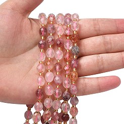 Natural Strawberry Quartz Beads Strands&nbsp;G-F809-A04-01