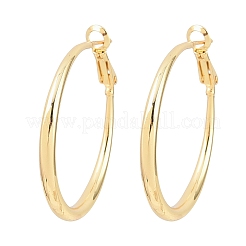 Brass Hoop Earrings for Women&nbsp;EJEW-A156-17C-G
