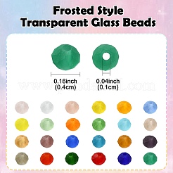 3600Pcs 24 Colors Transparent Glass Beads Strands&nbsp;EGLA-YW0003-13