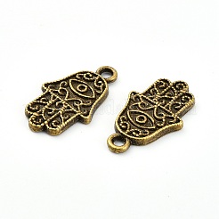 Tibetan Style Alloy Pendant Enamel Settings&nbsp;LS-TIBE-T011-127AB-FF
