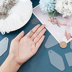 DIY Blank Charm Keychain Making Kits&nbsp;DIY-CA0004-68