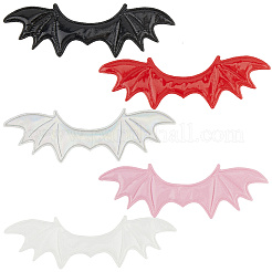 40Pcs 5 Colors Imitation Leather Evil Wings Ornament Accessories&nbsp;WI-CL0001-01