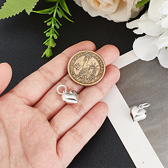 925 Sterling Silver Peach Heart Charms&nbsp;FIND-PH0021-55B